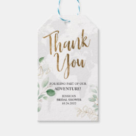 ブライダルシャワー、アドベンチャーありがとうラベル、 ギフトタグ