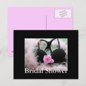 ブライダルシャワー インビテーションポストカード (正面/裏面)