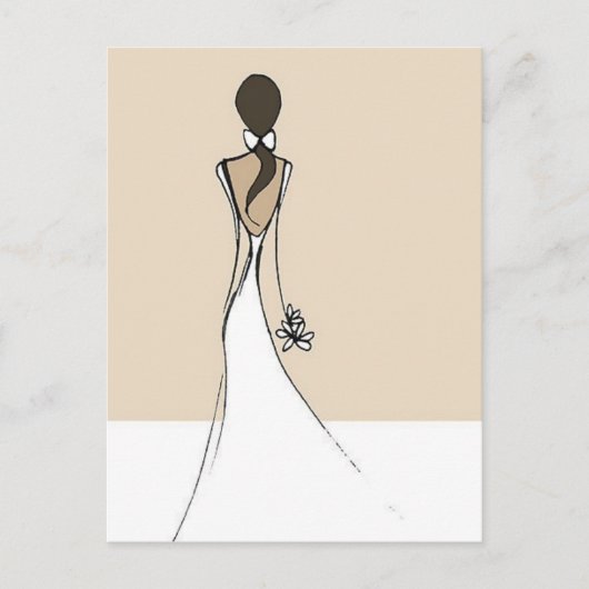 ブライダルシャワー インビテーションポストカード (正面)