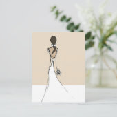 ブライダルシャワー インビテーションポストカード (スタンド正面)