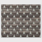 ブライダルシャワー ウェディングドレス ラスティックパーティー ラッピングペーパー (フラット)