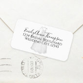 ブライダルシャワー ウェディング 現代のカスタマイズされた郵送 ラベル