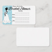 ブライダルシャワー エンクロージャーカード (正面/裏面)