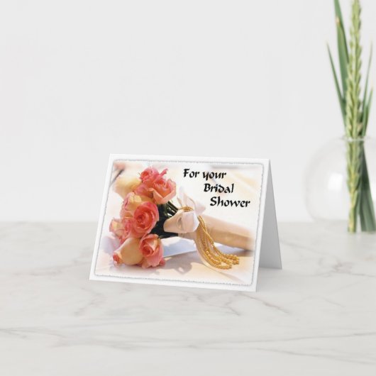 ブライダルシャワー カード (正面)