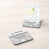 ブライダルシャワー ギフト アート プリント コースター (右側)