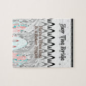 ブライダルシャワー ギフト アート プリント ジグソーパズル (横)