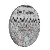 ブライダルシャワー ギフト アート プリント ダーツボード (正面左)