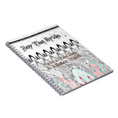 ブライダルシャワー ギフト アート プリント ノートブック (右側)