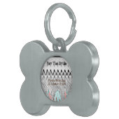 ブライダルシャワー ギフト アート プリント ペットネームタグ (正面右)