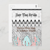 ブライダルシャワー ギフト アート プリント ポストカード (正面/裏面)