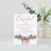 ブライダルシャワー |クリスマスウォーターのカラーフローラ ポストカード (スタンド正面)