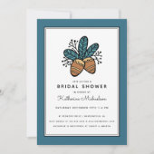 ブライダルシャワー |クリスマス冬の招待 招待状 (正面)