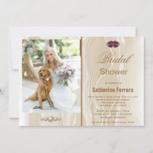 ブライダルシャワー&クリームシルク&ハート&フォト