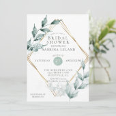ブライダルシャワー |グレーの玉緑植物園 招待状 (スタンド正面)