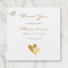 ブライダルシャワー ゴールドハート