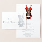 ブライダルシャワー・シルバーだ 箔カード (ディスプレー)