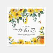 ブライダルシャワー スタンダードカクテルナプキン (正面)