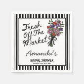 ブライダルシャワー スタンダードカクテルナプキン (正面)