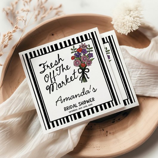 ブライダルシャワー スタンダードカクテルナプキン