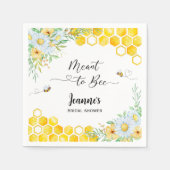 ブライダルシャワー スタンダードカクテルナプキン (正面)