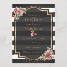 ブライダルシャワー、ストリップ、白黒