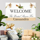 ブライダルシャワー |ハミングバエレガントードウォーターの色 横断幕