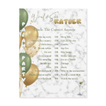 ブライダルシャワー。パジャマパーティーゲーム