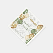 ブライダルシャワー。パジャマパーティー スタンダードカクテルナプキン (角)