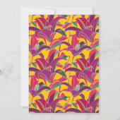 ブライダルシャワー |パープルタイガーリリー招待状 招待状 (裏面)