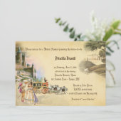 ブライダルシャワー,ファンタジー·フェアリータール,ロマンチック 招待状 (スタンド正面)