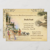 ブライダルシャワー,ファンタジー·フェアリータール,ロマンチック 招待状 (正面/裏面)