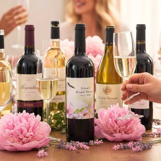 ブライダルシャワー フレミングゴウ  ワインラベル