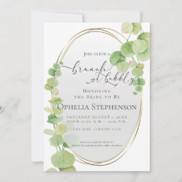 ブライダルシャワー | ブランチとバブリーのユーカリ 招待状