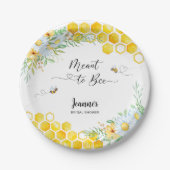 ブライダルシャワー ペーパープレート (正面)