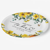 ブライダルシャワー ペーパープレート (アングル)