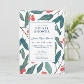 ブライダルシャワー |ホリデイ&ベリー 招待状 (スタンド正面)