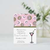 ブライダルシャワー – マルティーニ インビテーションポストカード (スタンド正面)