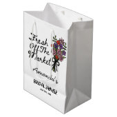  ブライダルシャワー  ミディアムペーパーバッグ (正面アングル)