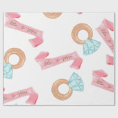 ブライダルシャワー ラッピングペーパー (フラット)