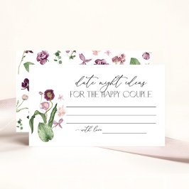 ブライダルシャワー レシピリクエスト 封入カード エンクロージャーカード