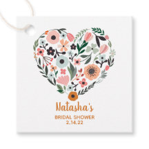 ブライダルシャワー |ロマンチックな花お洒落のハート