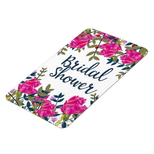 ブライダルシャワー ヴィンテージ ローズ マグネット (左側)