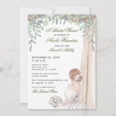 ブライダルシャワー – 優雅に演出された花嫁招待状 招待状 (正面)