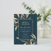 ブライダルシャワー |冬の葉 ポストカード (スタンド正面)