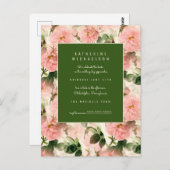 ブライダルシャワー | 古風なキャベツの花 ポストカード (正面/裏面)