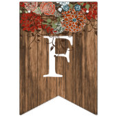 ブライダルシャワー-恋しく思ミセス宛 バンティングフラッグ (第1の旗)