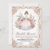 ブライダルシャワー 招待状 (正面)