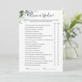 ブライダルシャワー 招待状 (スタンド正面)