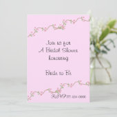 ブライダルシャワー 招待状 (スタンド正面)