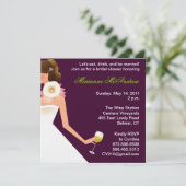 ブライダルシャワー 招待状 (スタンド正面)